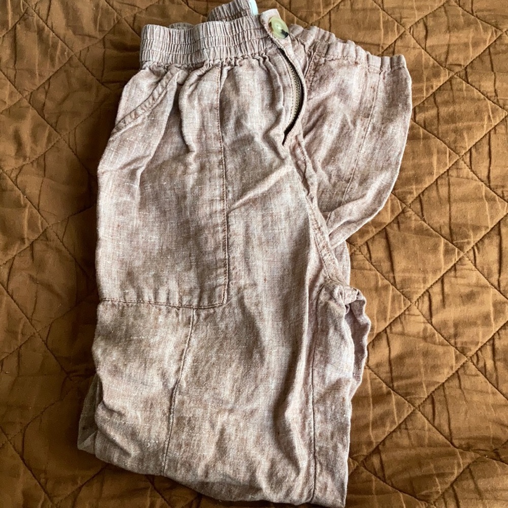 Lou and grey 100% linen pants size XS
